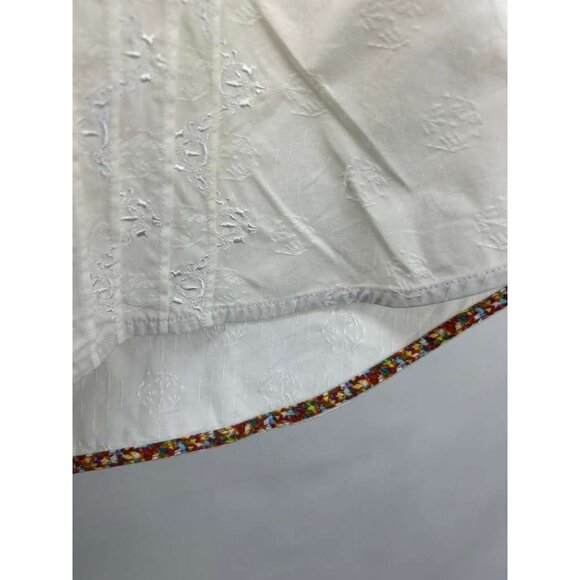 Robert Graham Men's Size XL Embroidery Shirt White Long Sleeve - Picture 14 of 16